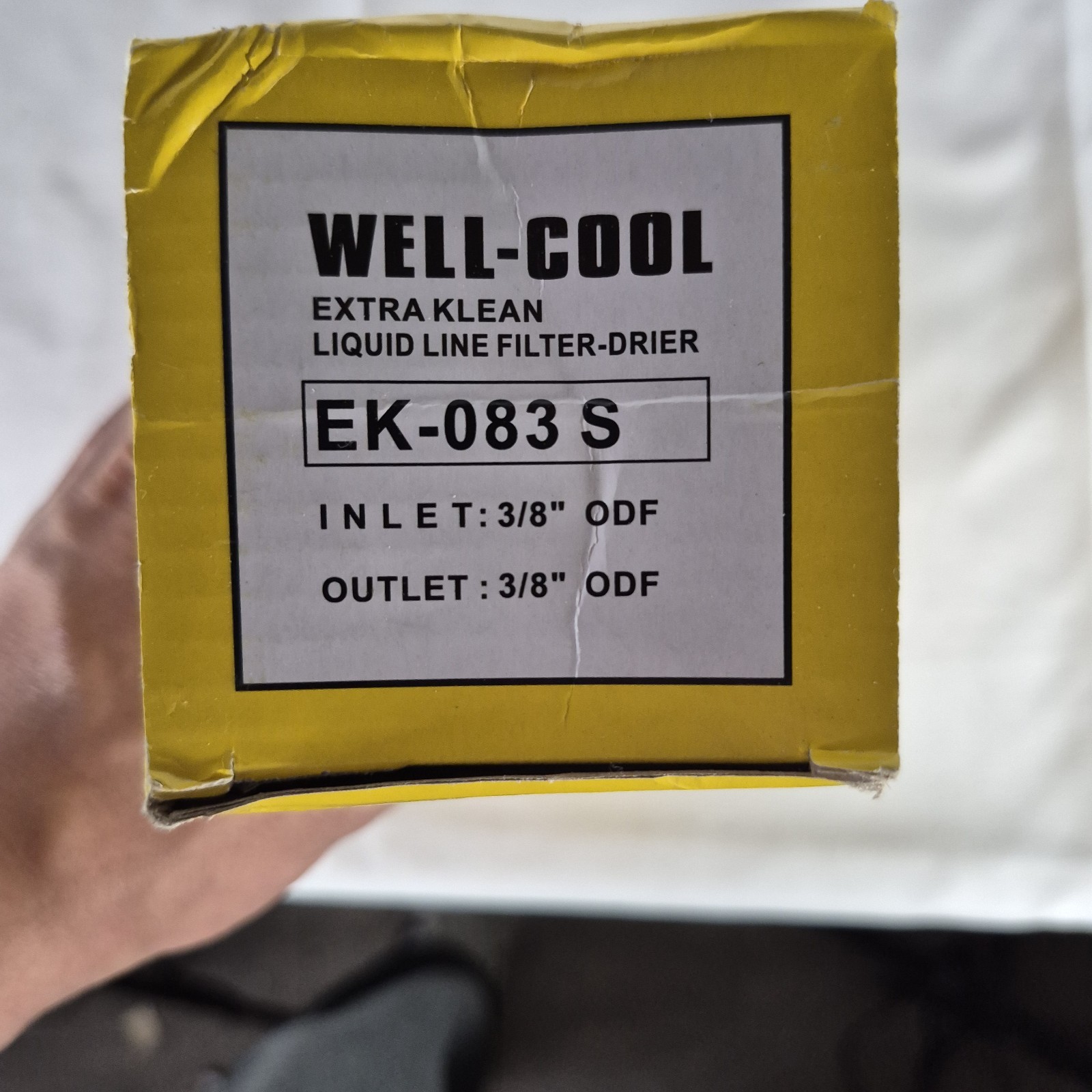 Well-Cool Liquid Line Filter-Drier. I 3/8″ line filter drier. R410A, new in box.