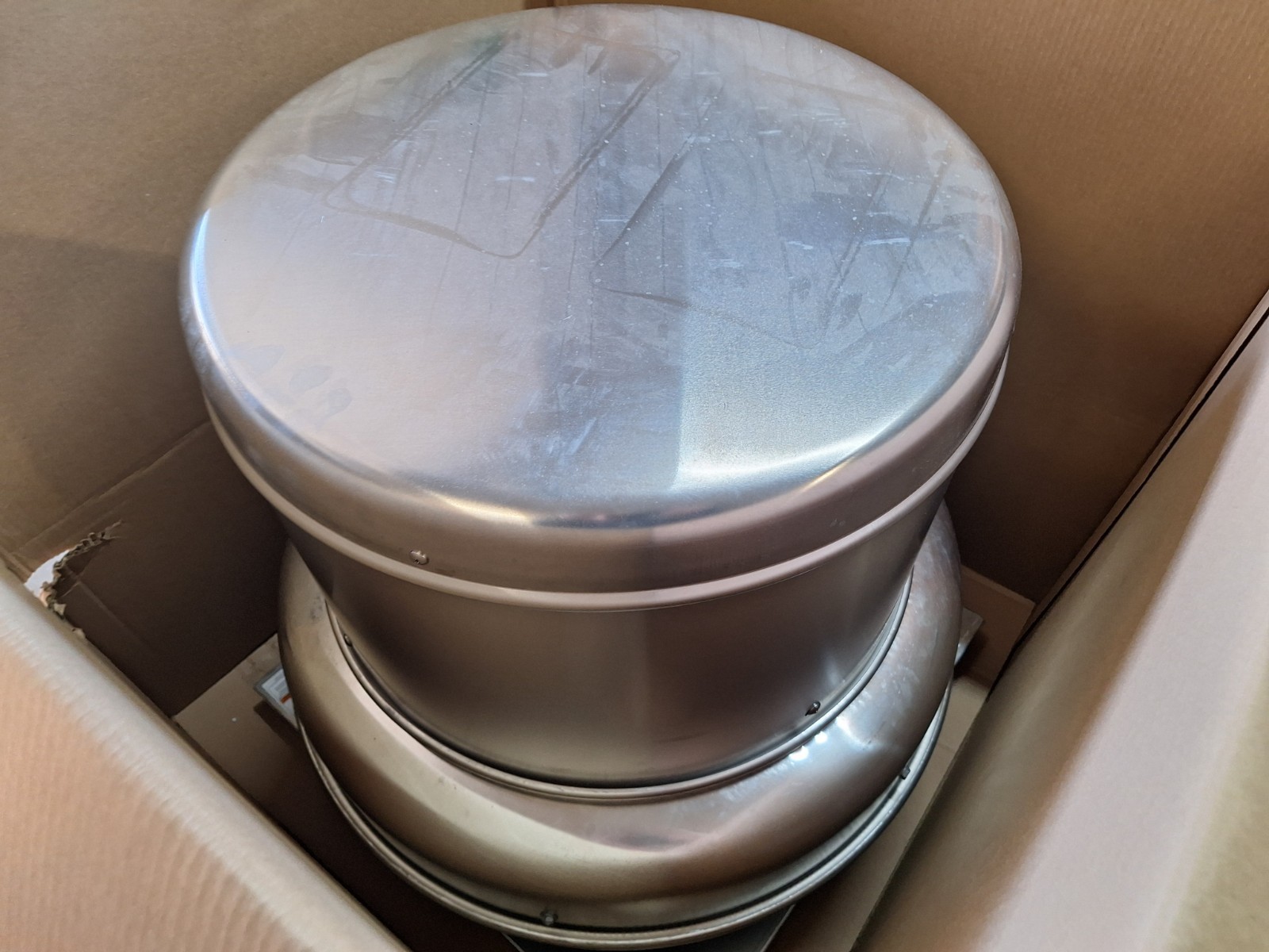 Dayton 3HFL7 Downblast Vent, Belt Drive, 16-3/4 In, 3,249 cfm, with drive pack