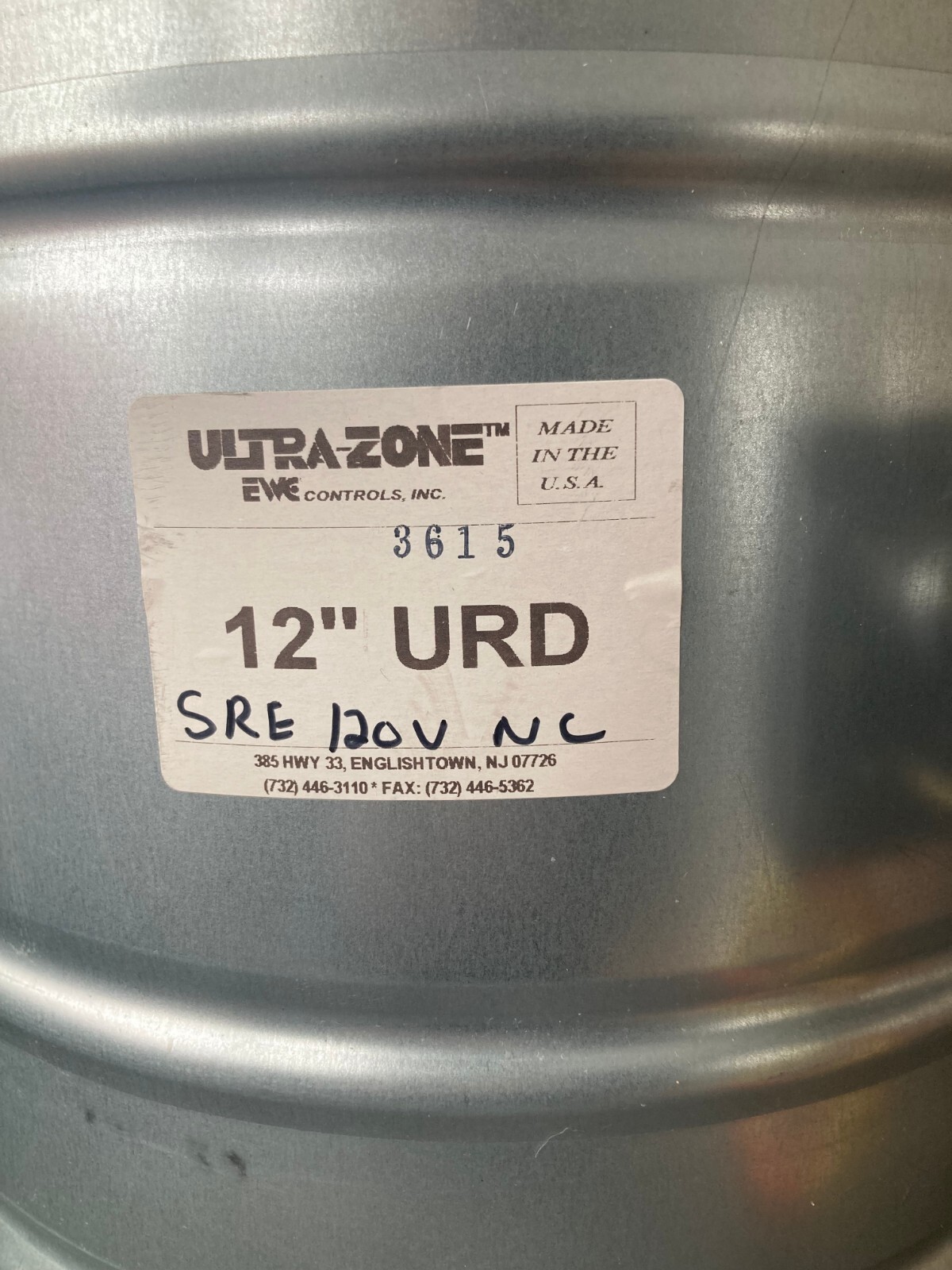 Zone control Damper EWC 12” URD 120 V!!!!!