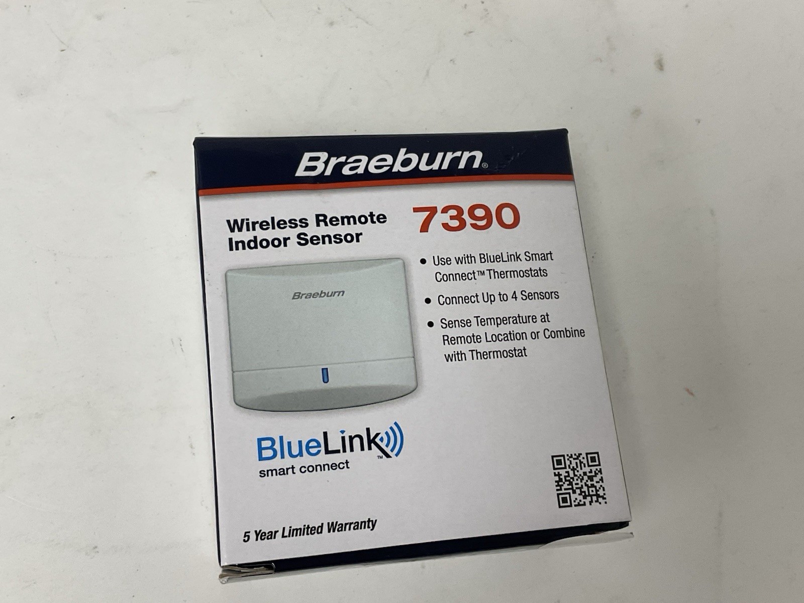 Braeburn 7390 Indoor Wireless Sensor for 7500 and 7320 Thermostats