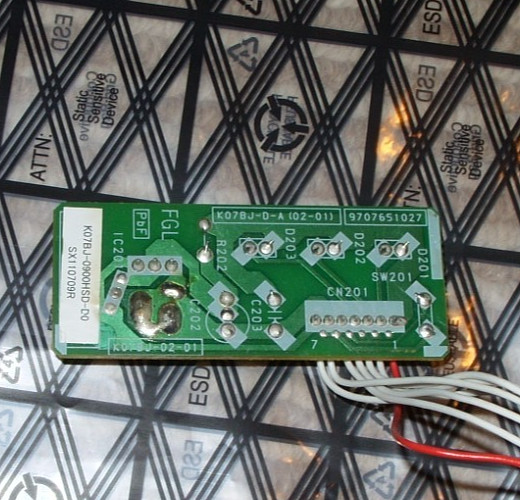 Fujitsu K09DS-0900HSE-C1 Indoor HVAC Mini-Split Board 9708535012 + K07BJ & Motor