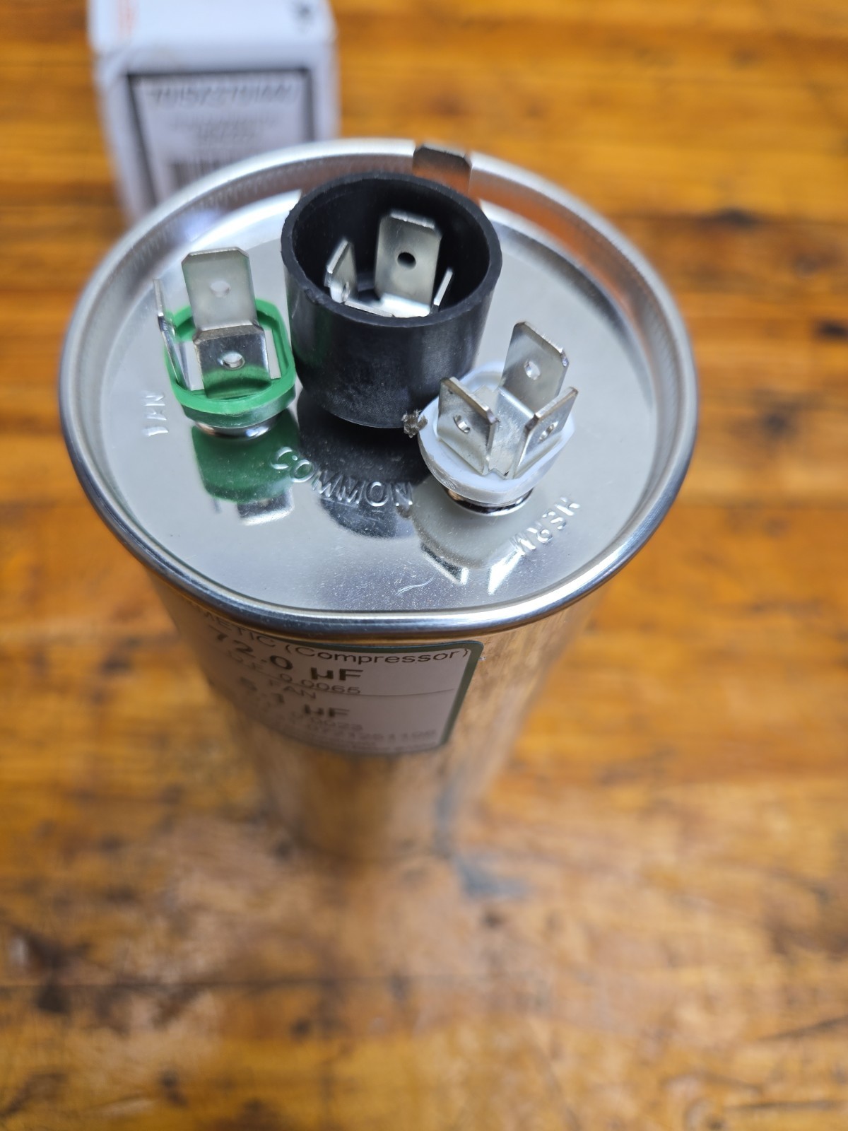 AmRad USA2221 Run Capacitor 70 + 5 uf MFD 370 / 440 Volt Made in USA