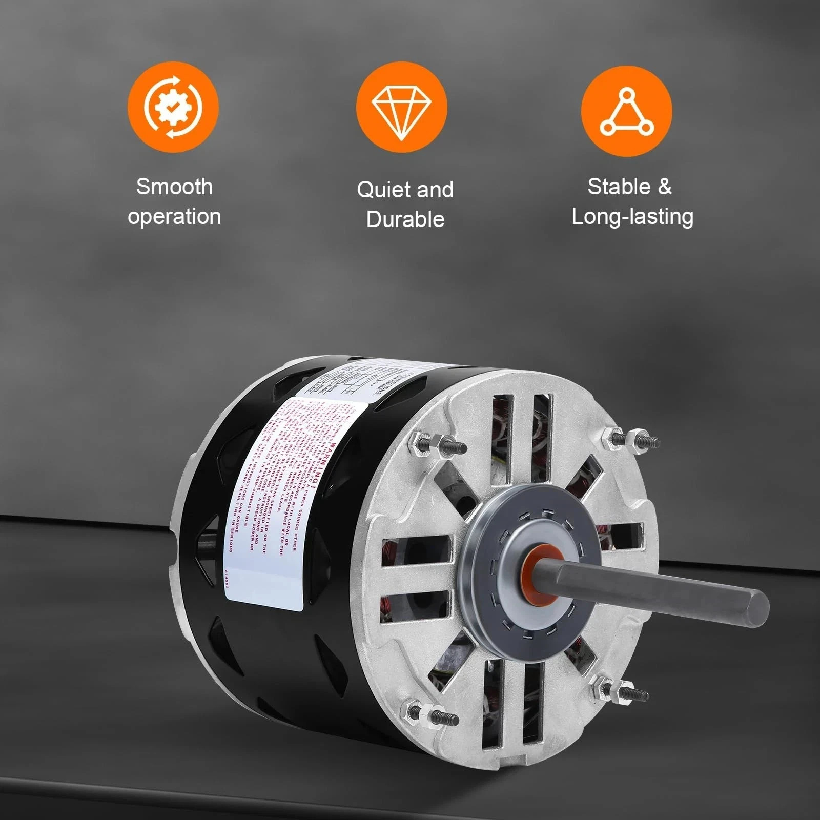 DL1036 Direct Drive Blower Motor 1/3HP 1075RPM 3-Speed 115V 4.9A 48 Frame Sleeve