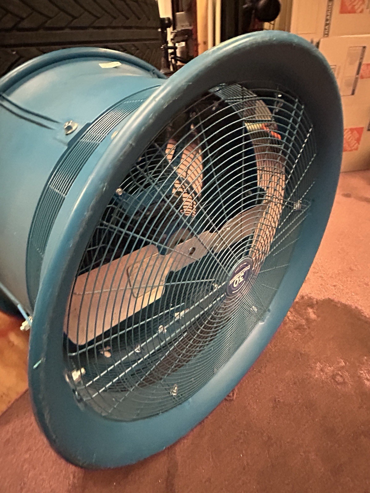 Patterson 30″ High Velocity Circulation Fan 12,000 CFM 230/460v 3 Phase H30B-CS