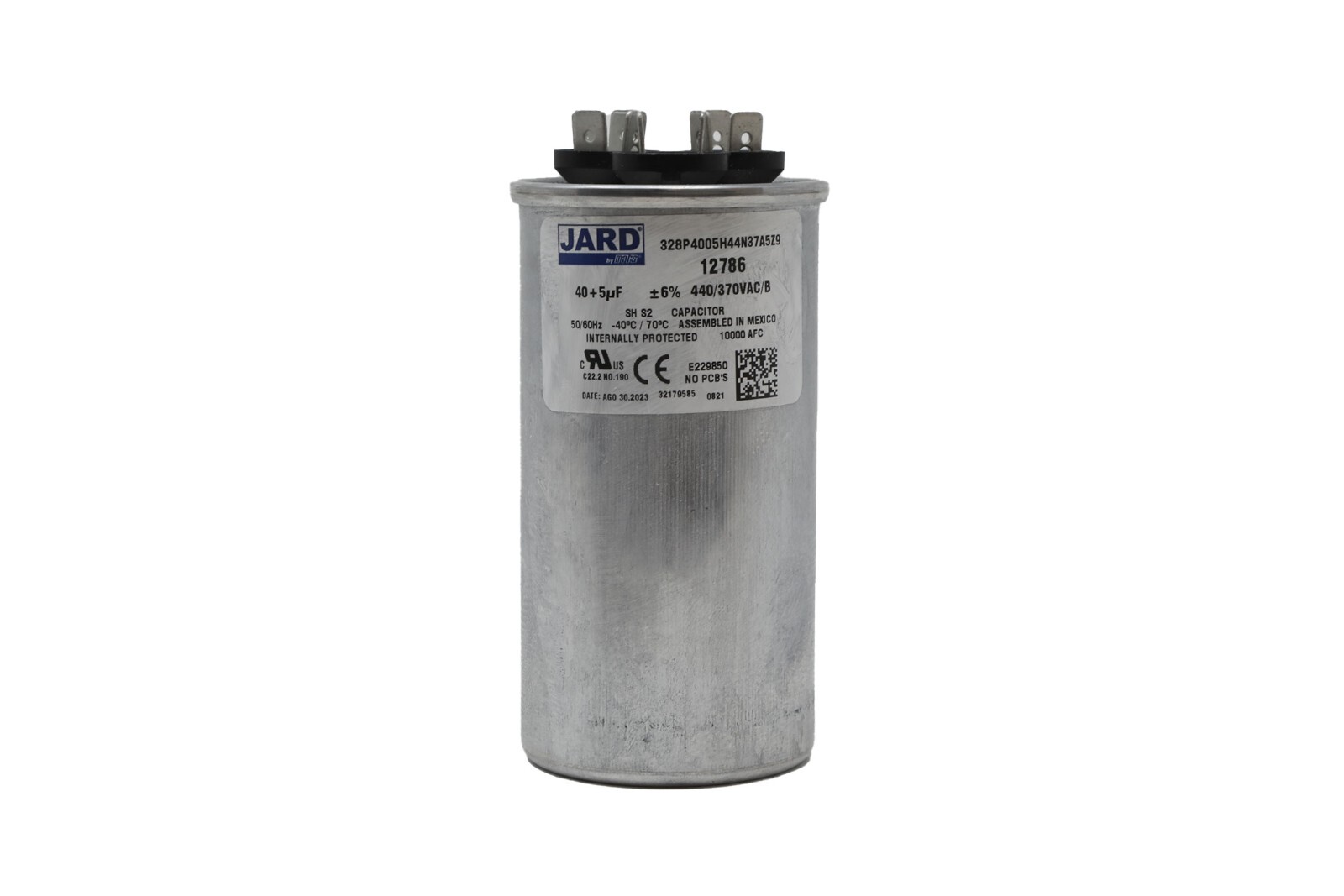 Jard by MARS 12786 40/5 MFD 440V Motor Run Capacitor, Round