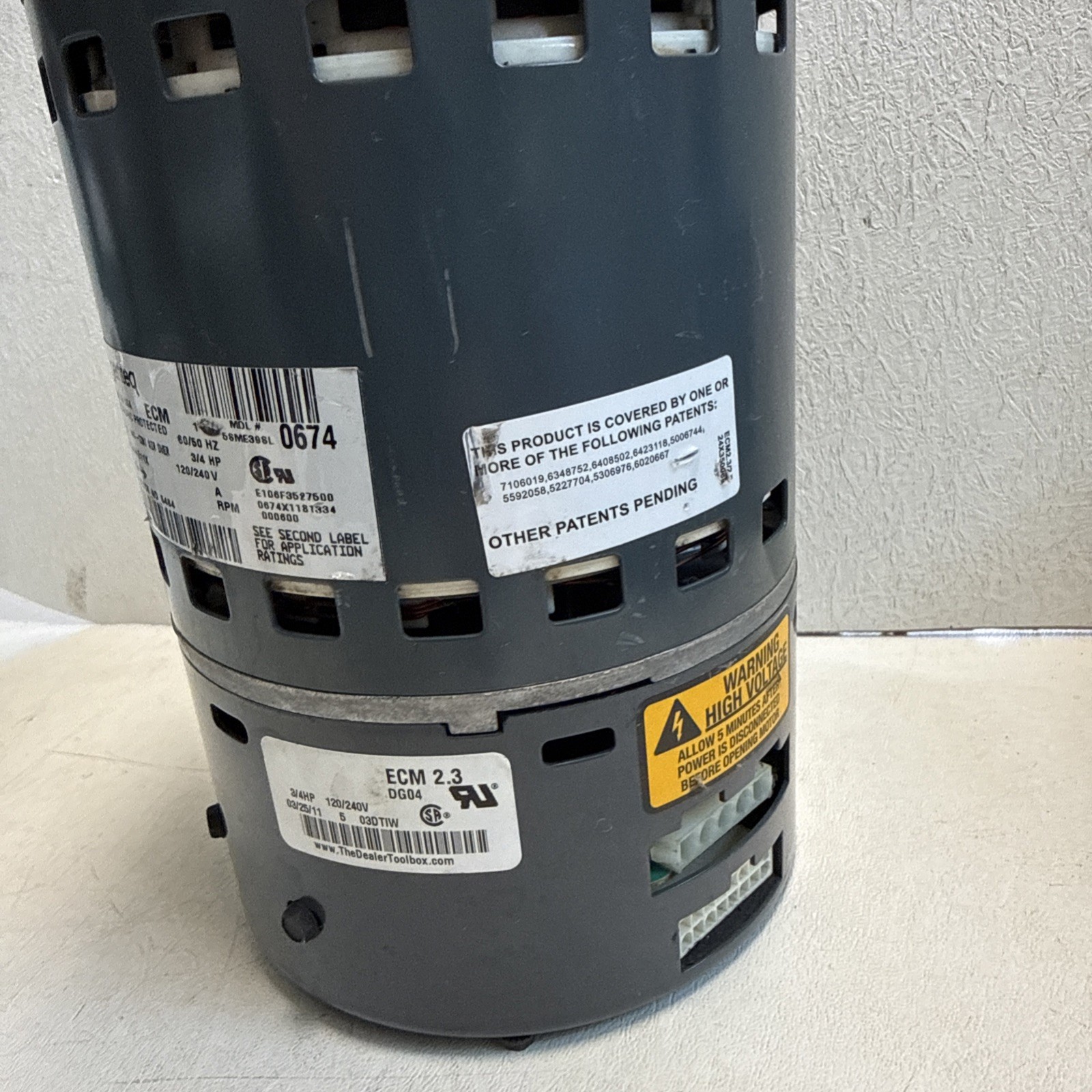 Genteq ECM Motor and Control Module 5SME39SL0674