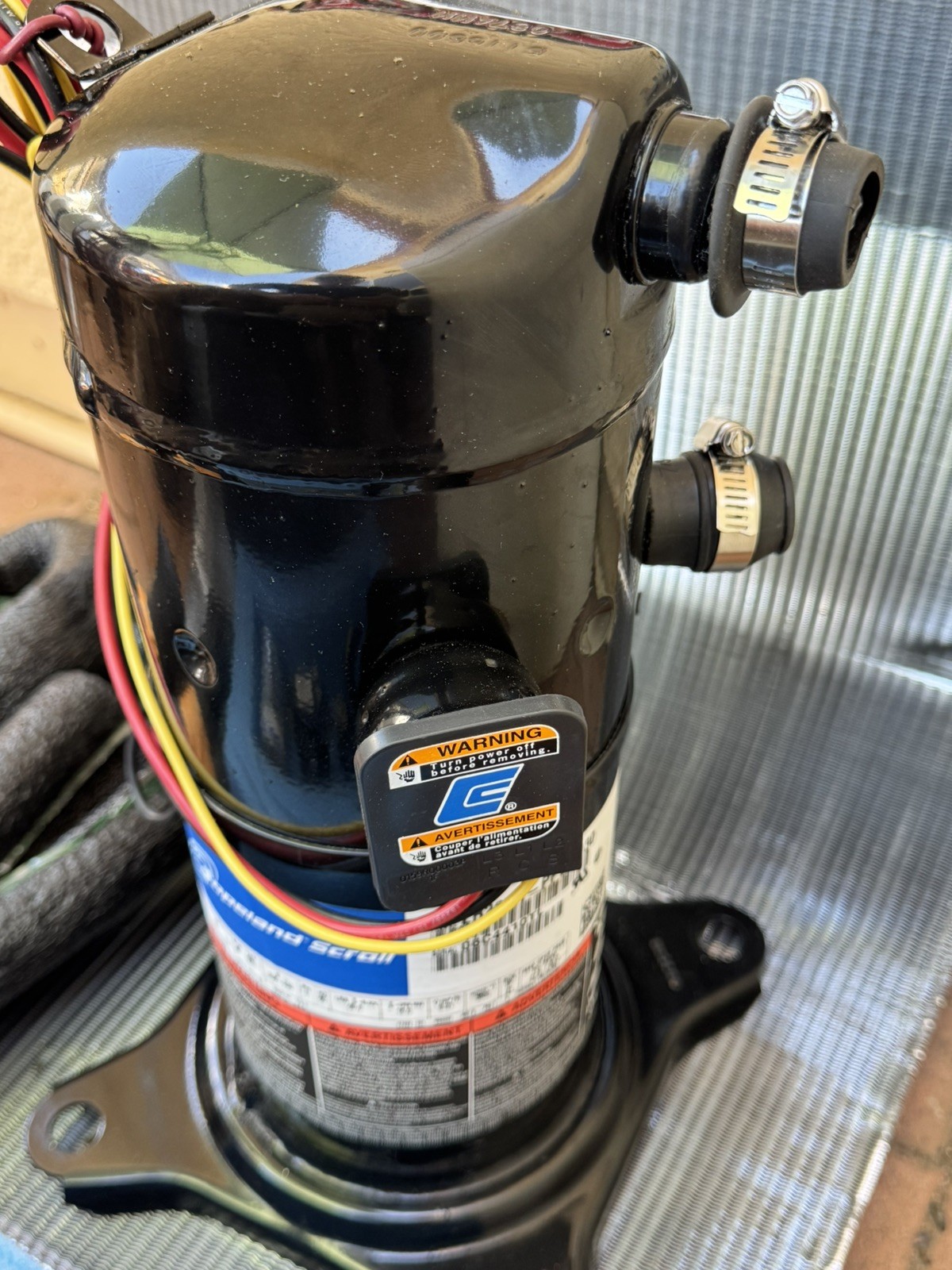 Copeland Scroll Compressor Model ZR28KA-PFV-130 208-230V 1PH R-22 NEW OLD STOCK