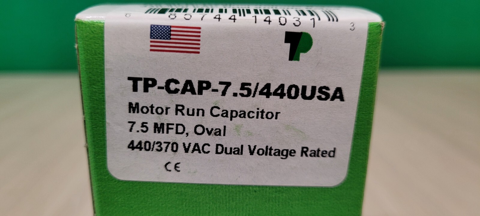 MARS TRADEPRO TP75440UO TP-CAP-7.5/440 7.5 MFD 440 Volt Oval Run Capacitor