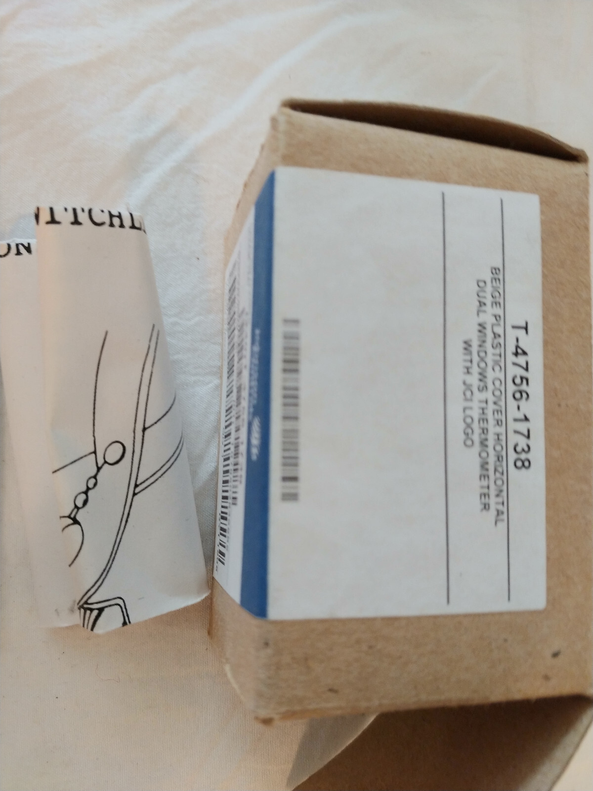 Johnson Controls T-4756-1738 Pneumatic Thermostat Cover