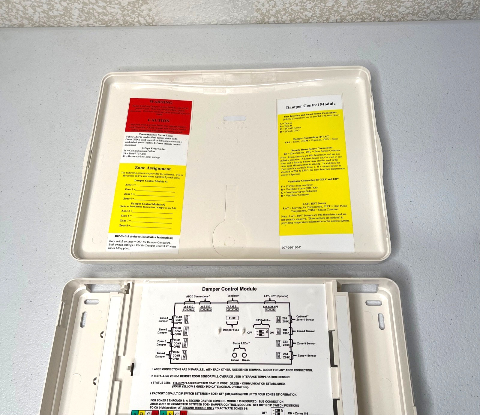 Carrier Bryant Evolution SYSTXBB4ZC01 4/8 Zone Damper Control Board Module