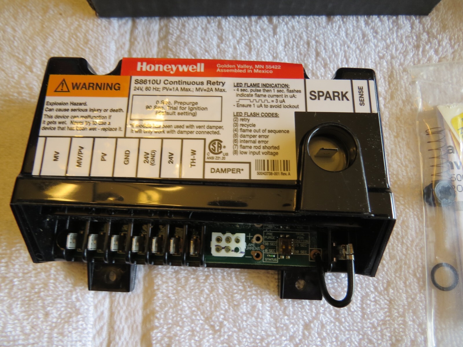 NEW HONEYWELL Y8610U6006 UNIVERSAL INTERMITTENT PILOT IGNITION CONVERSION KIT