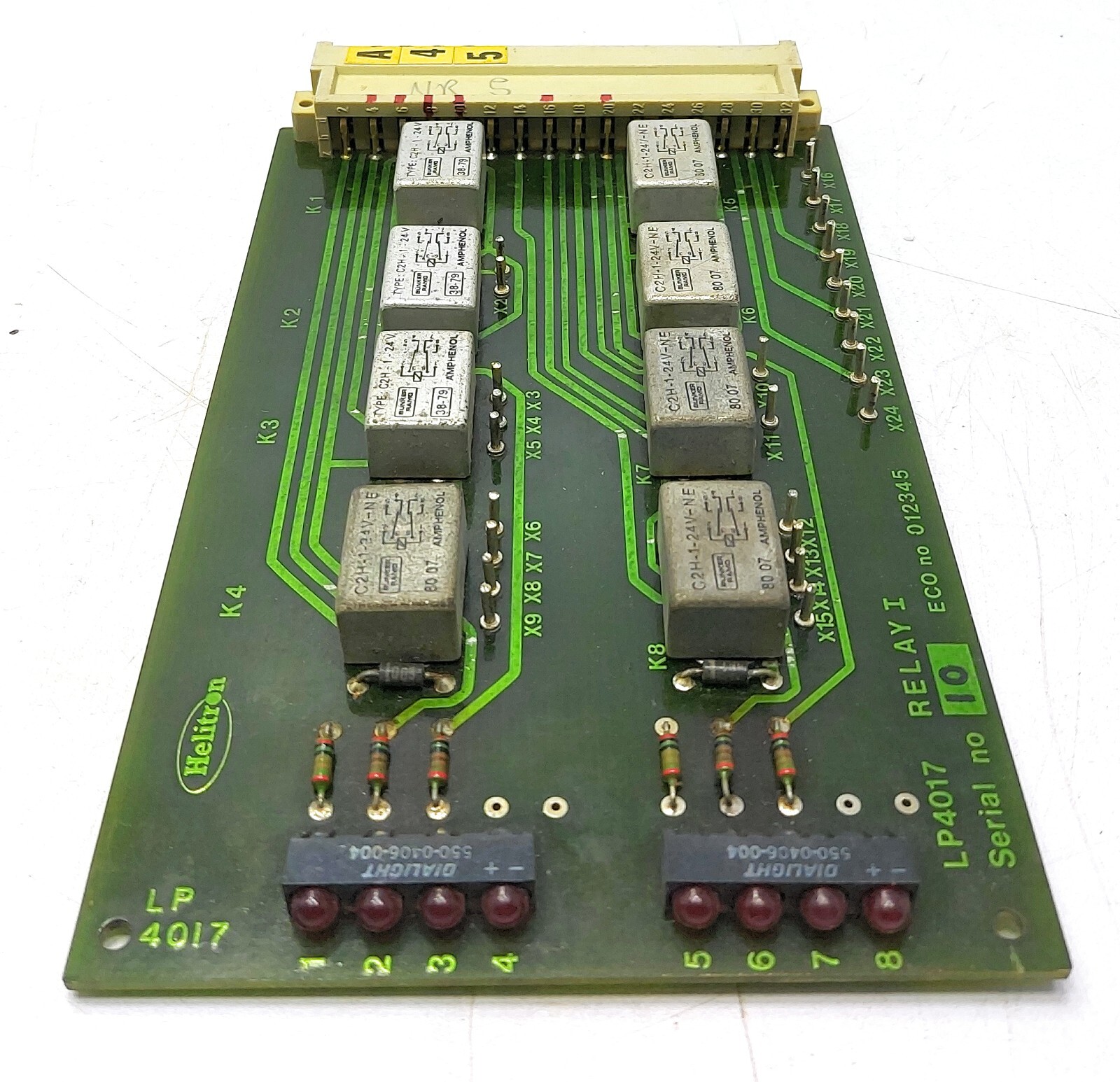 Helitron LP4017 Relay I 4017 Circuit Board