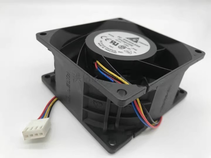 1PCS Delta PFC0812DE 8038 12V 1.86A 8CM 4-Wire PWM Large Airflow Cooling Fan