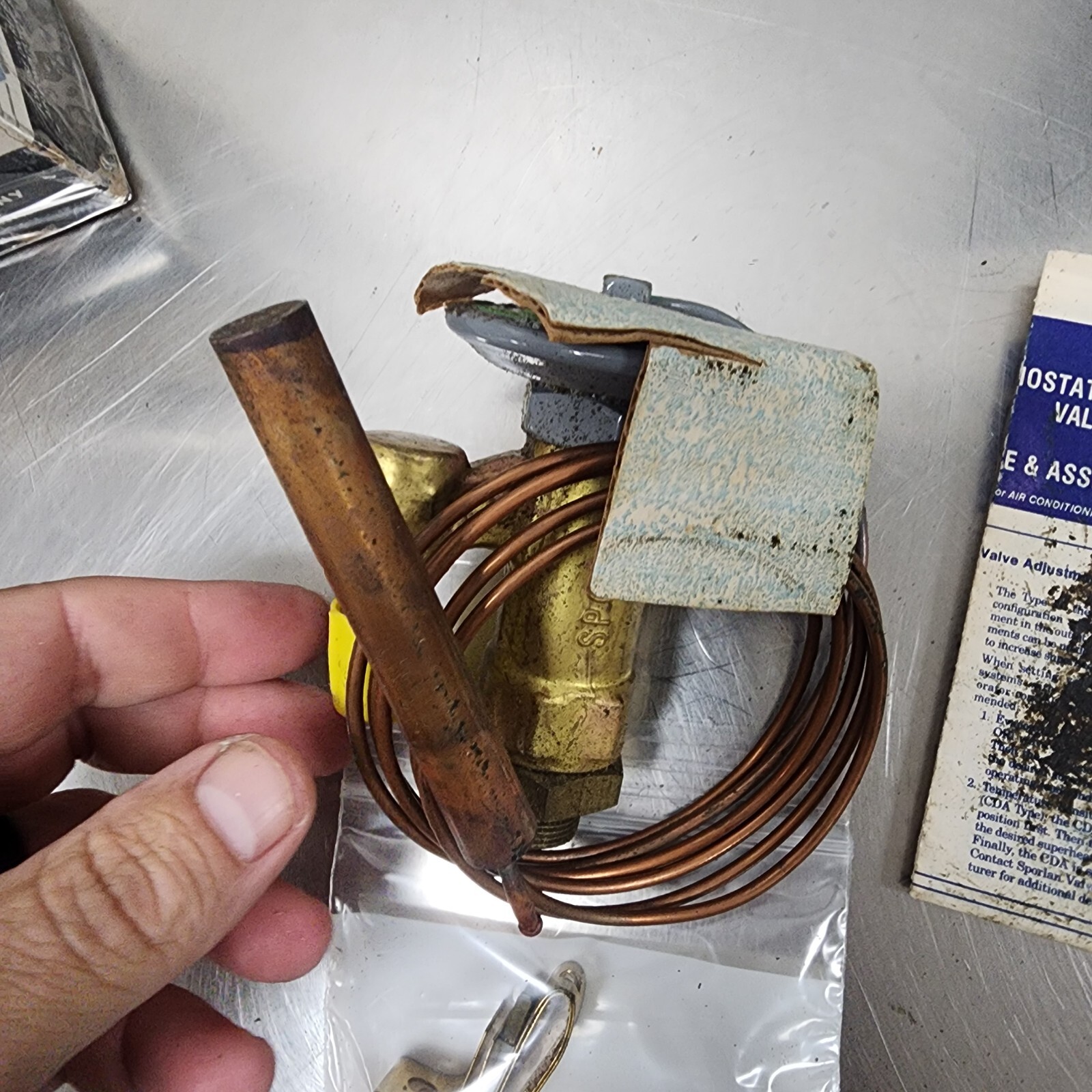 SPORLAN THERMOSTATIC EXPANSION VALVE GVE-1/2-C 3/8X1/2 SAE 5′ [A6F2] #6