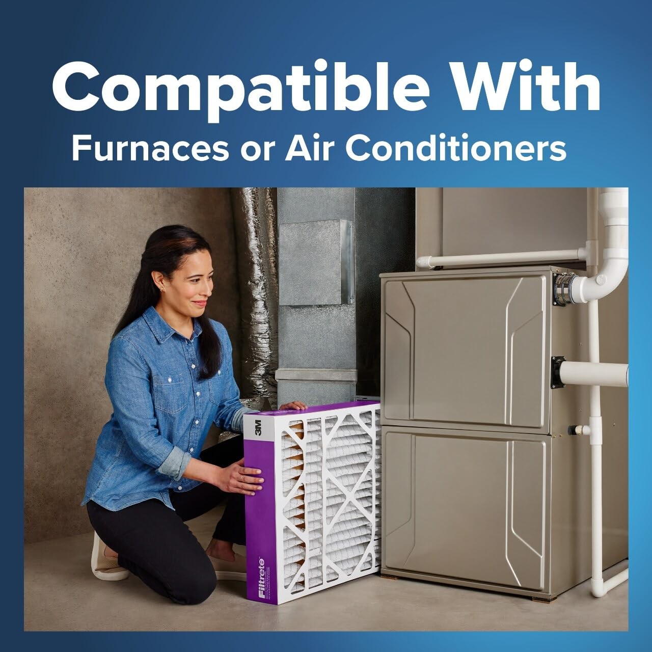 Filtrete 20X25X4Slimfit Ac Furnace Air Filter Mpr 1550 Dp Healthy Living Ultra