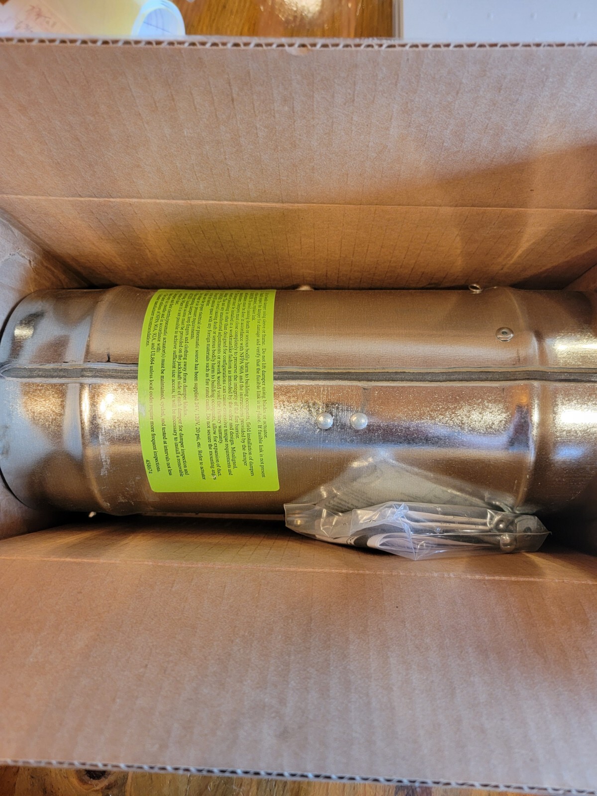 Dayton 2TFZ5 Round Fire Damper,165 Deg F,13-5/8 In. D