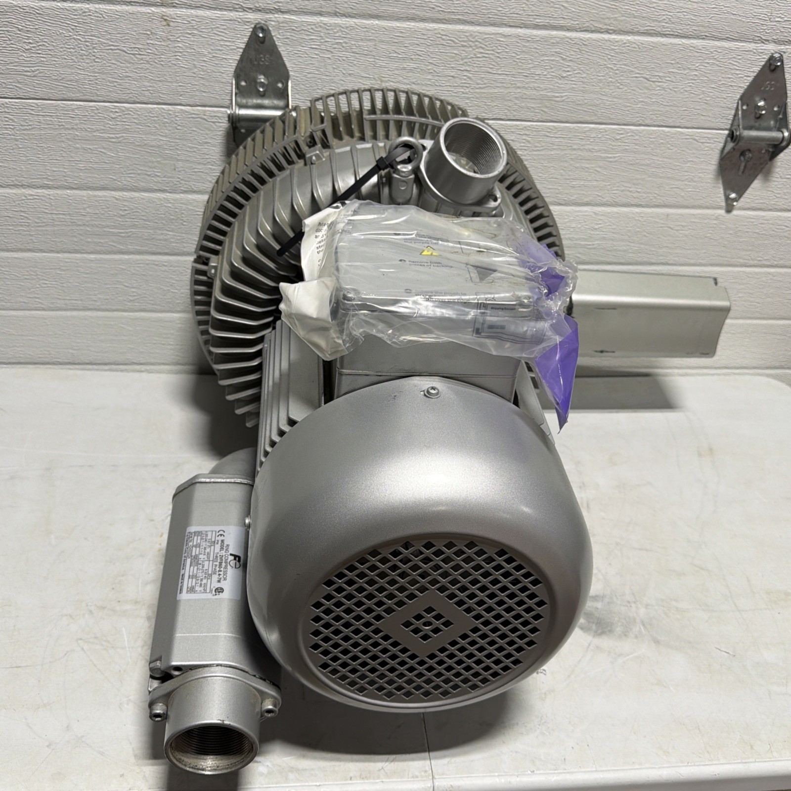 Fuji Electric 2Vfb60-8.4-7W Regenerative Blower,2 In.,7.40 Hp,3 Ph