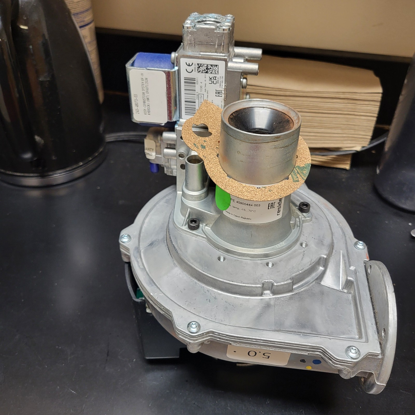 Bradford White 265-54044-01 Blower and Gas Valve