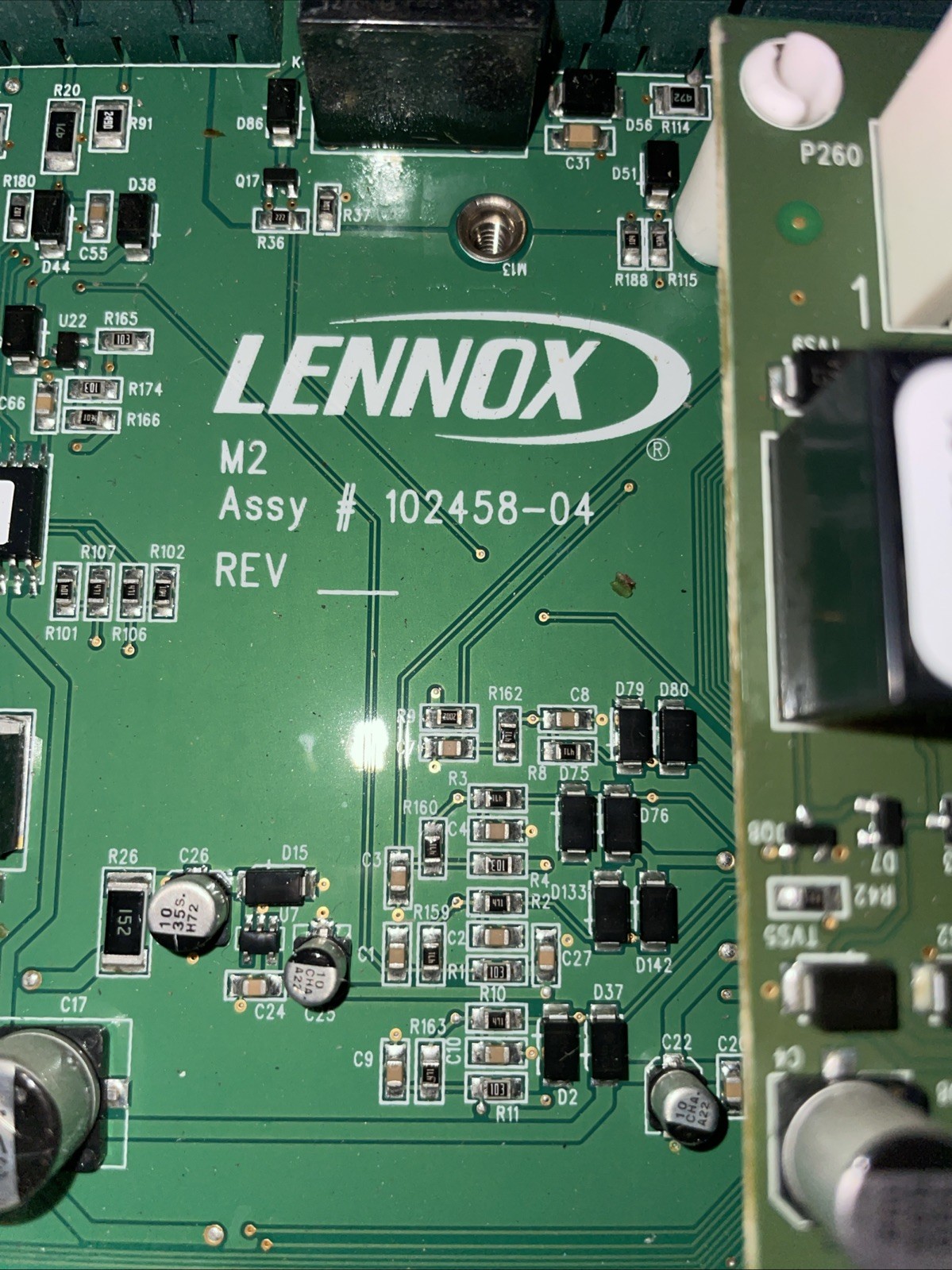 Lennox Prodigy M2 Unit Controller Board 1. 102458-04