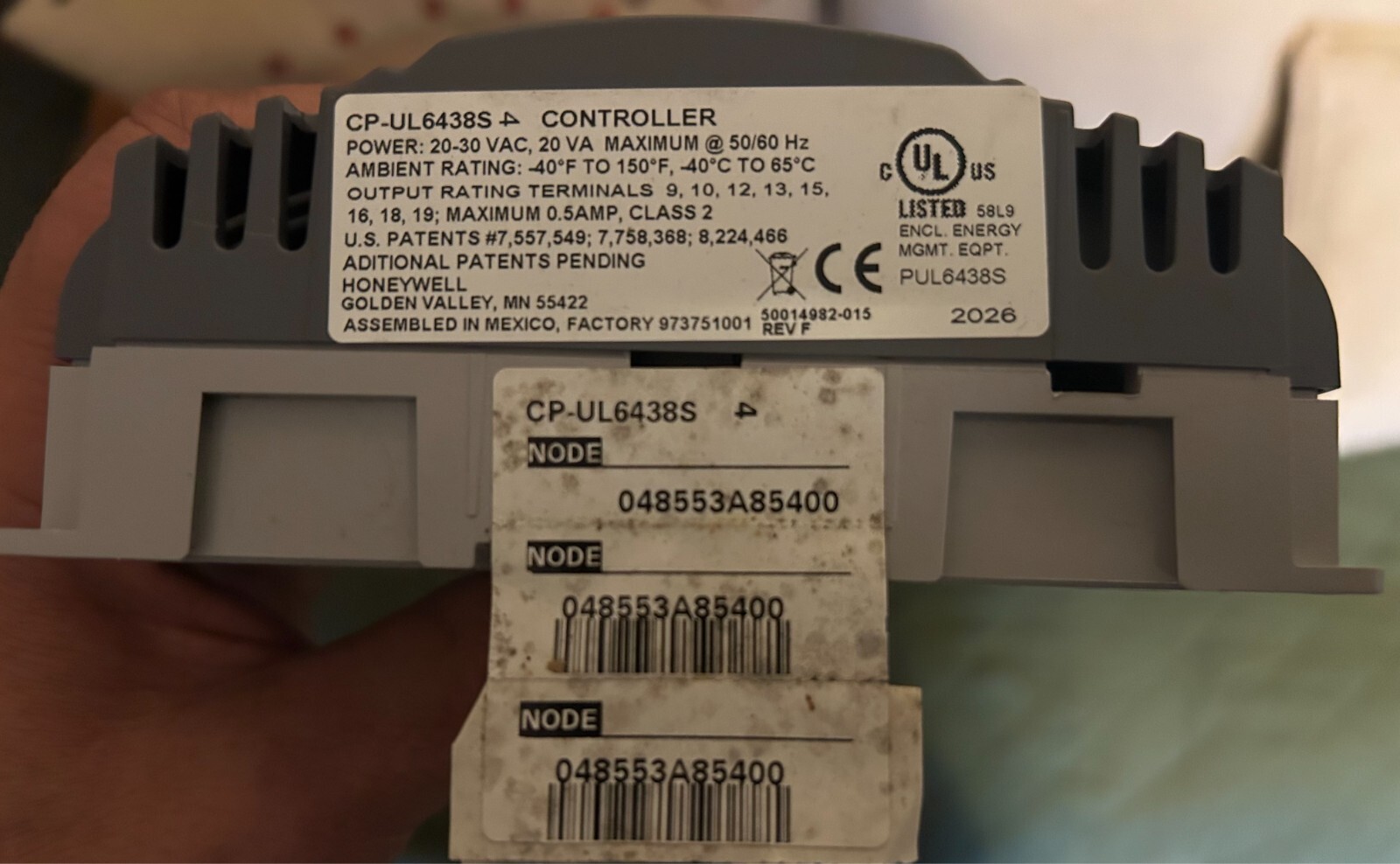 Honeywell CP-UL6438S LON Spyder Controllers (2) ComfortPoint