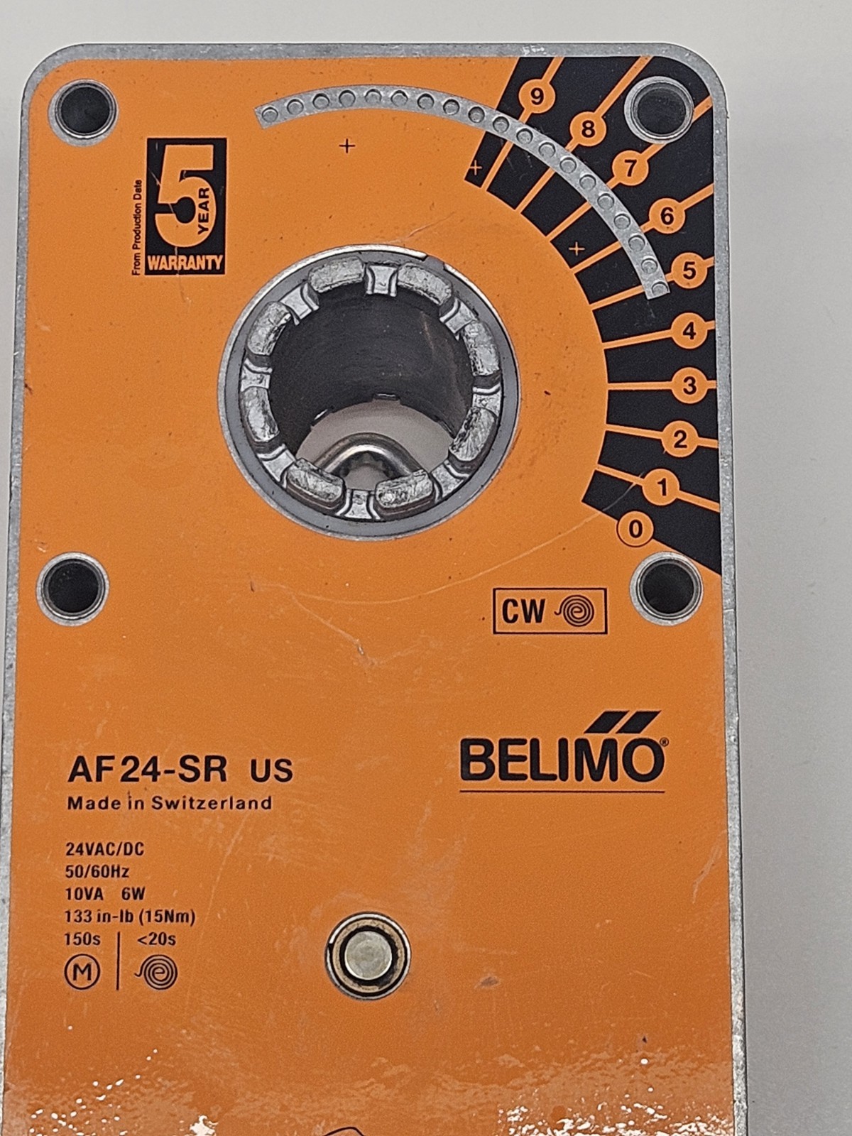 BELIMO AF24-SR US AF24SR US Spring Return Damper Actuator 24VAC 2-10 VDC HVAC