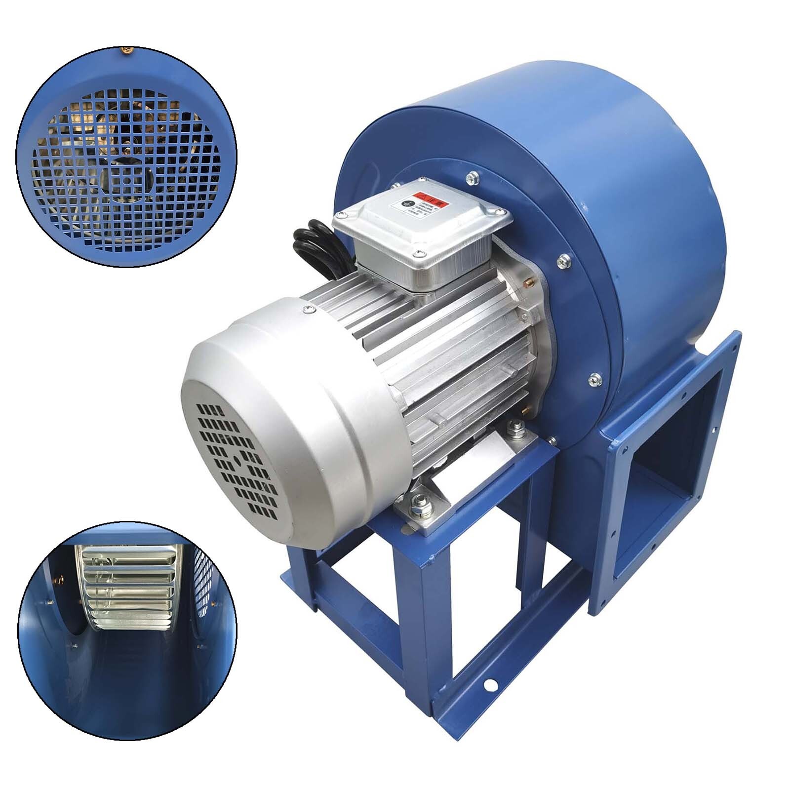 Used!!!High Power Centrifugal Blower Industrial Blower Fan with Support 110V