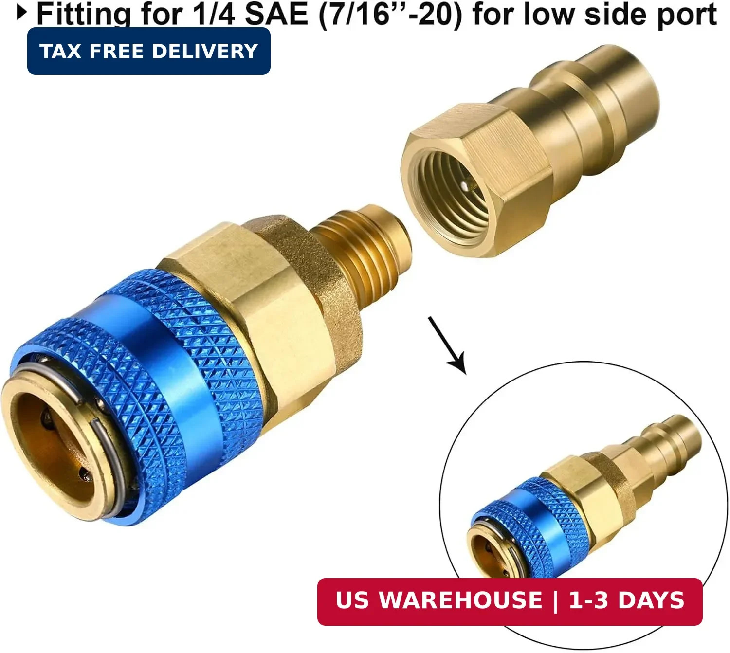 Bullet Piercing Valve Kits with Dust Cap Converts R12 to R134a Fit 7/16 Inch Low