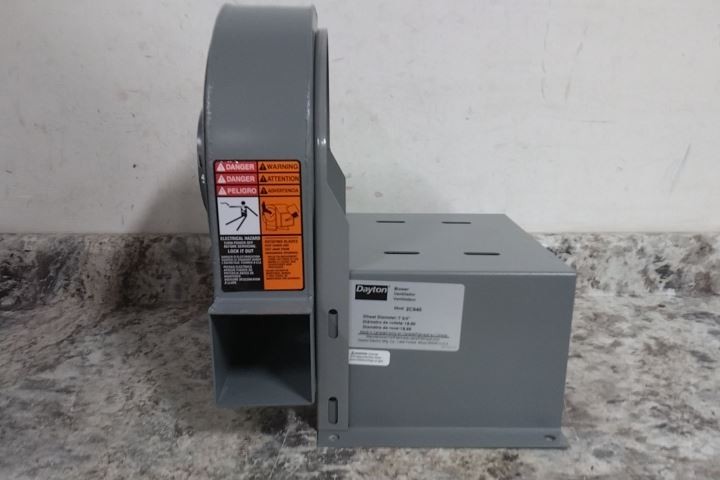 Dayton 2C940 7-3/4 In Wheel Dia 252 Max CFM High Pressure Blower w/out Motor