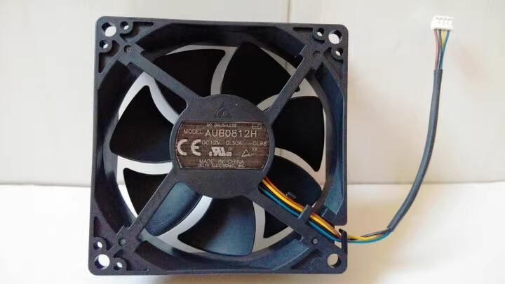 Delta AUB0812H 8025 DC12V 0.30A 8CM 4-Pin Projector Cooling Fan
