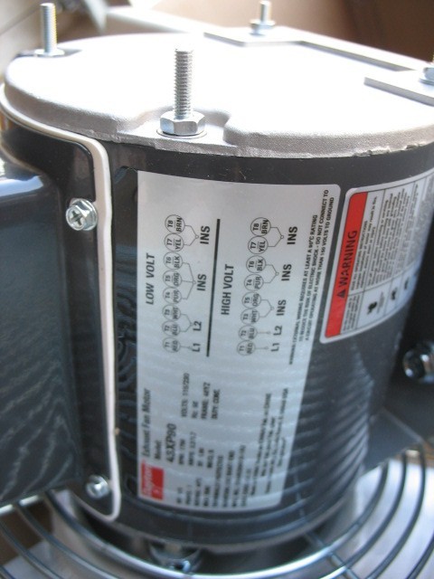 Dayton Exhaust Fan, Direct Drive 20″ blade, 115/230V 10D967 10D967D see descript