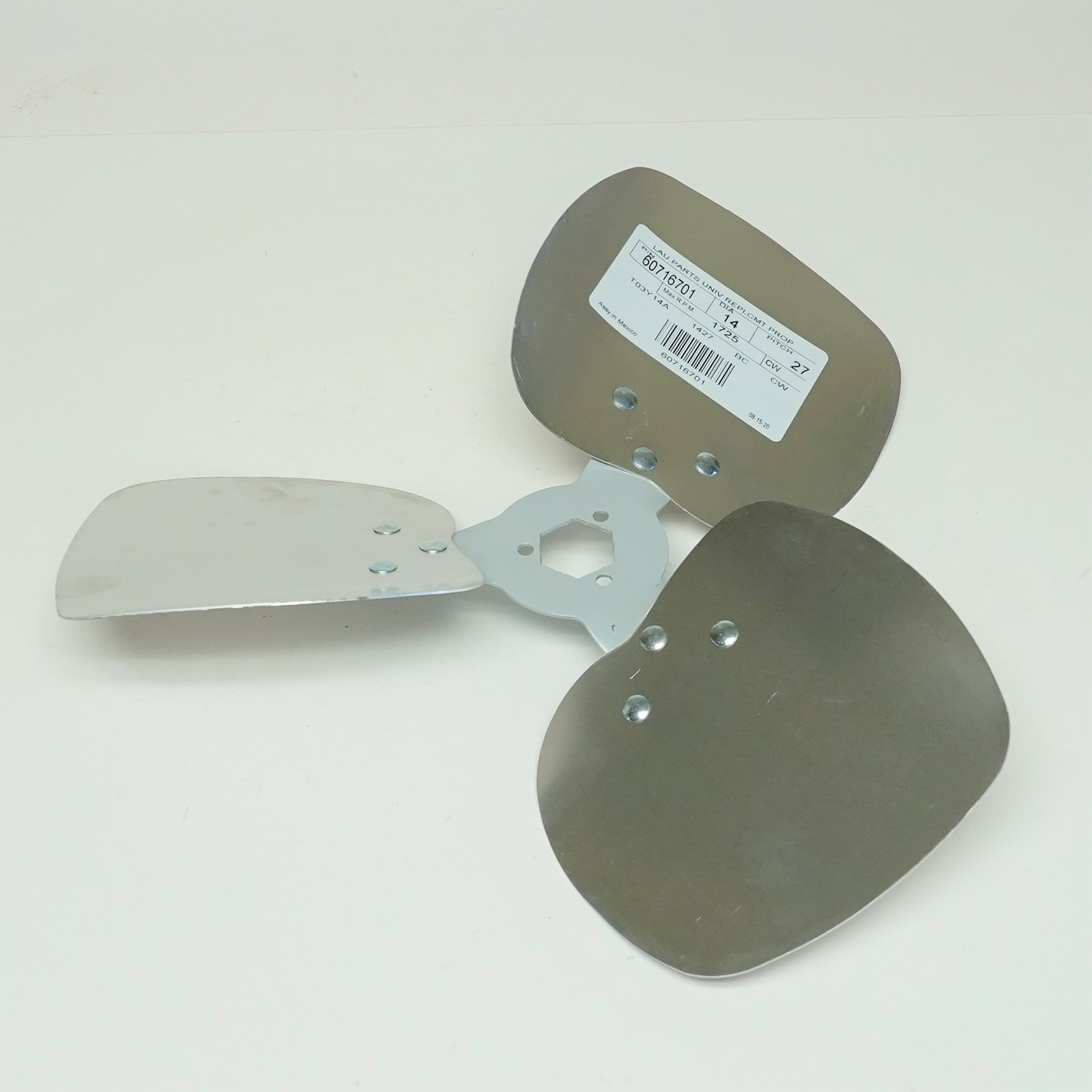 Lau 60716701 14″ Fan Blade CW Rotation 27 Degree Pitch 3 Blades