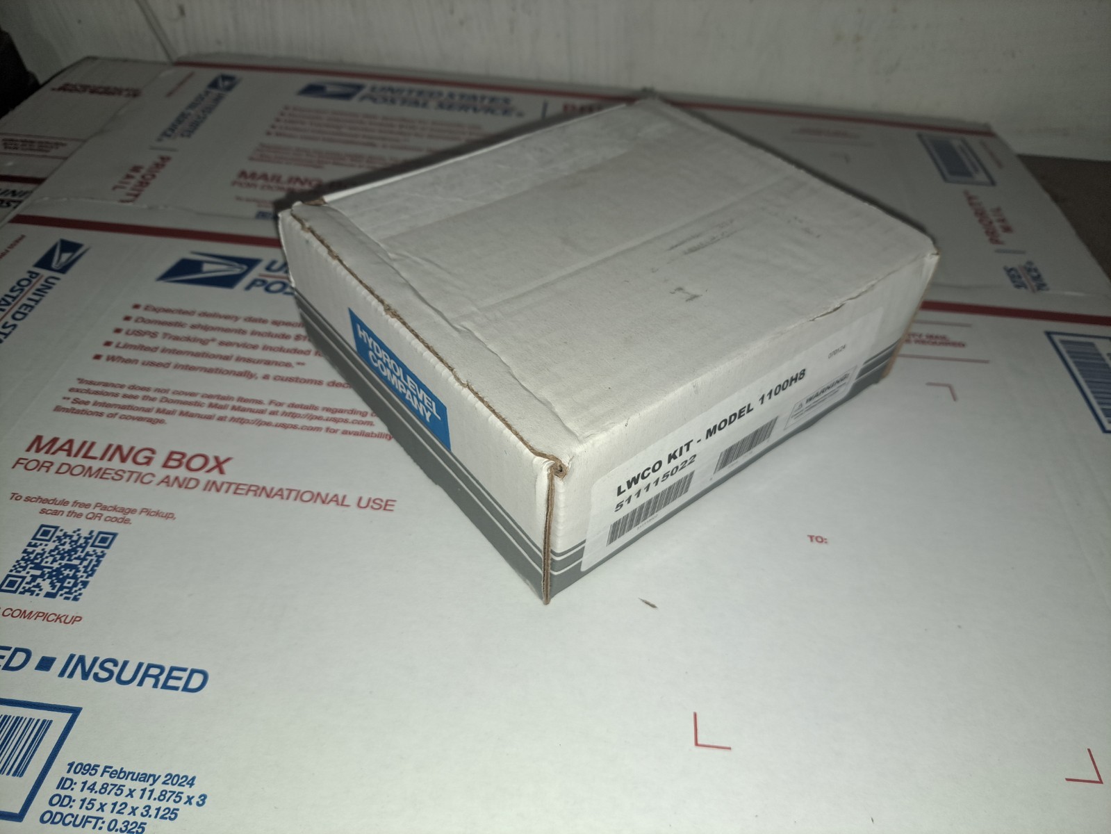 Hydrolevel Safgard Low Water Cut-off 45-1105 LWCO 24V Button reset 2025 1100