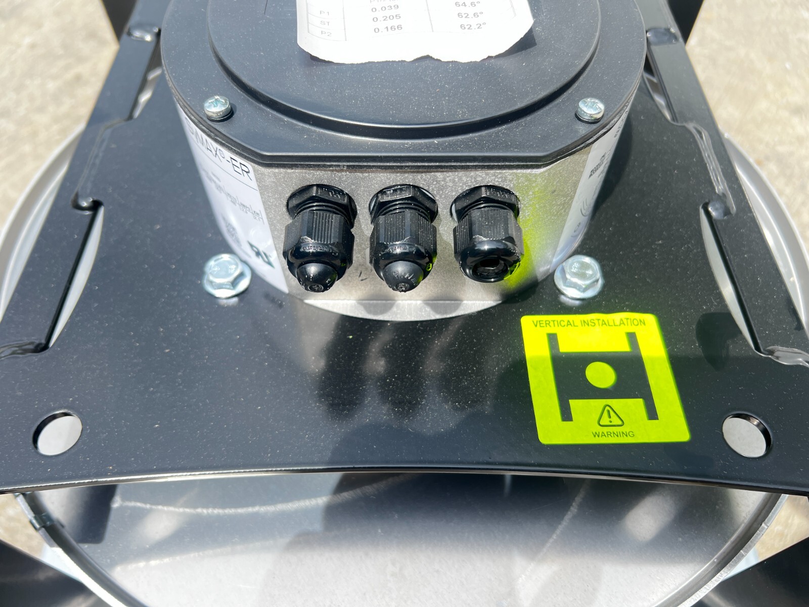 NICOTRA GEBHARDT PFP PLENUM FAN 355MM, 460V, ECM BLOWER ASSY 355 E138Y42TPU2137