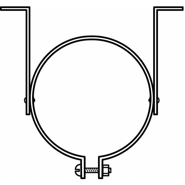 Ameri-Vent 5Vph Single Wall Vent Pipe Hanger, 5 In