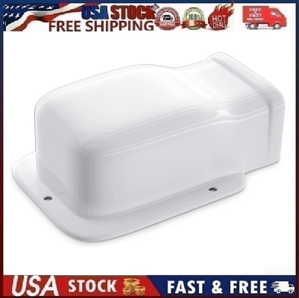 Plusluck 3″ Entry Wall Cover Line Set Parts PVC Accessory 3 inch, White