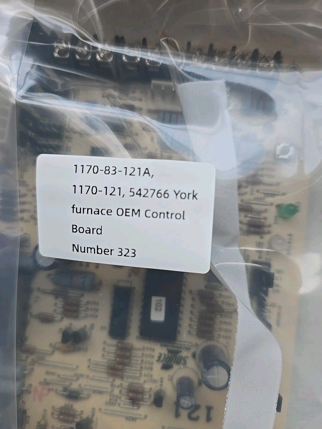 Furnace Control Board 1170-83-121A, 1170-121, 542766. Num#323