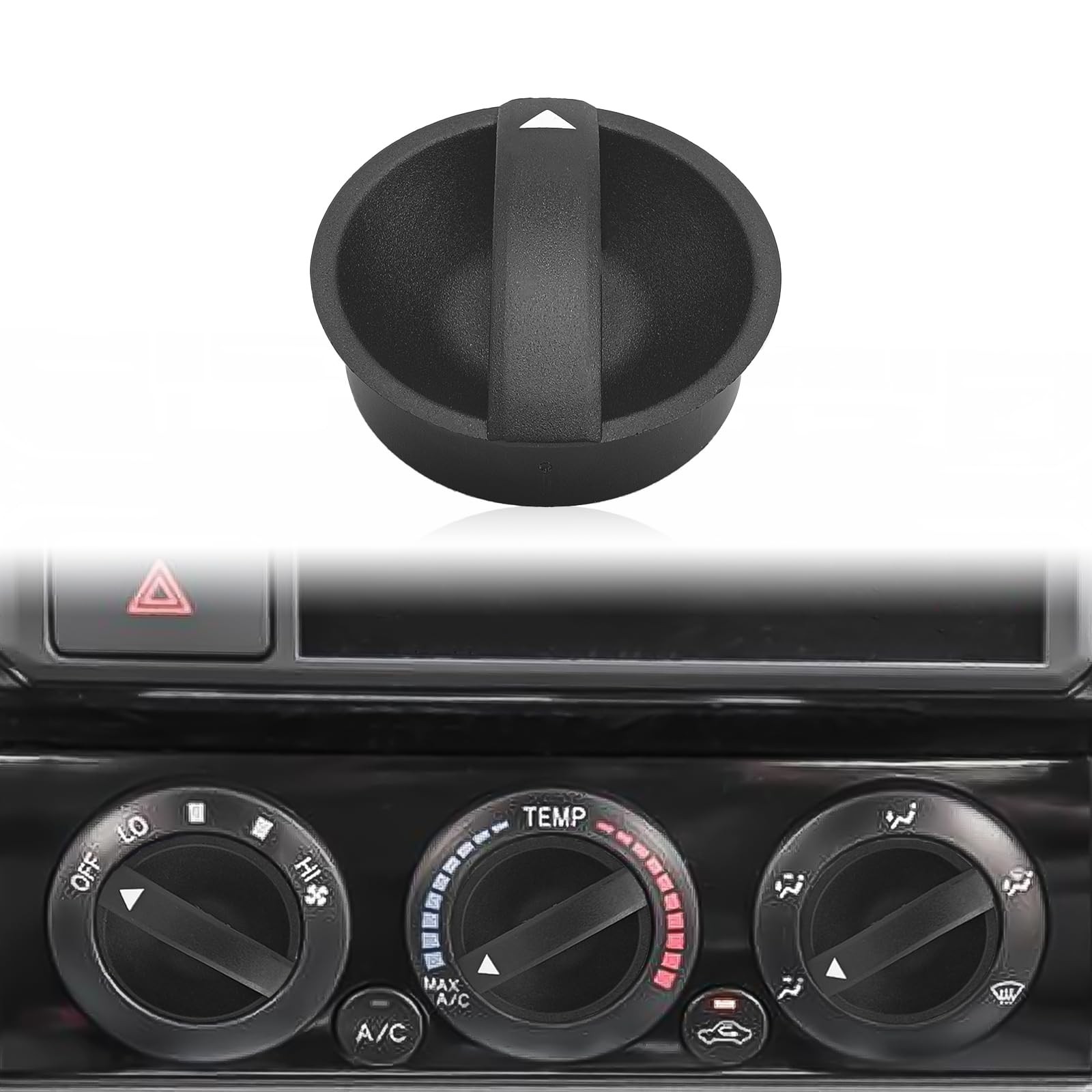 Compatible with 2005-2015 Toyota Tacoma HVAC Heater Control Knob A/C Air…