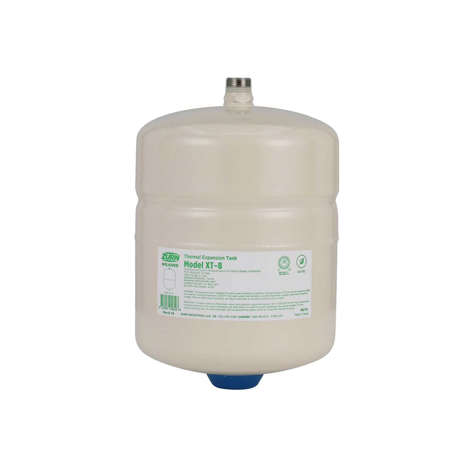 Zurn XT-8 – Thermal Expansion Tank