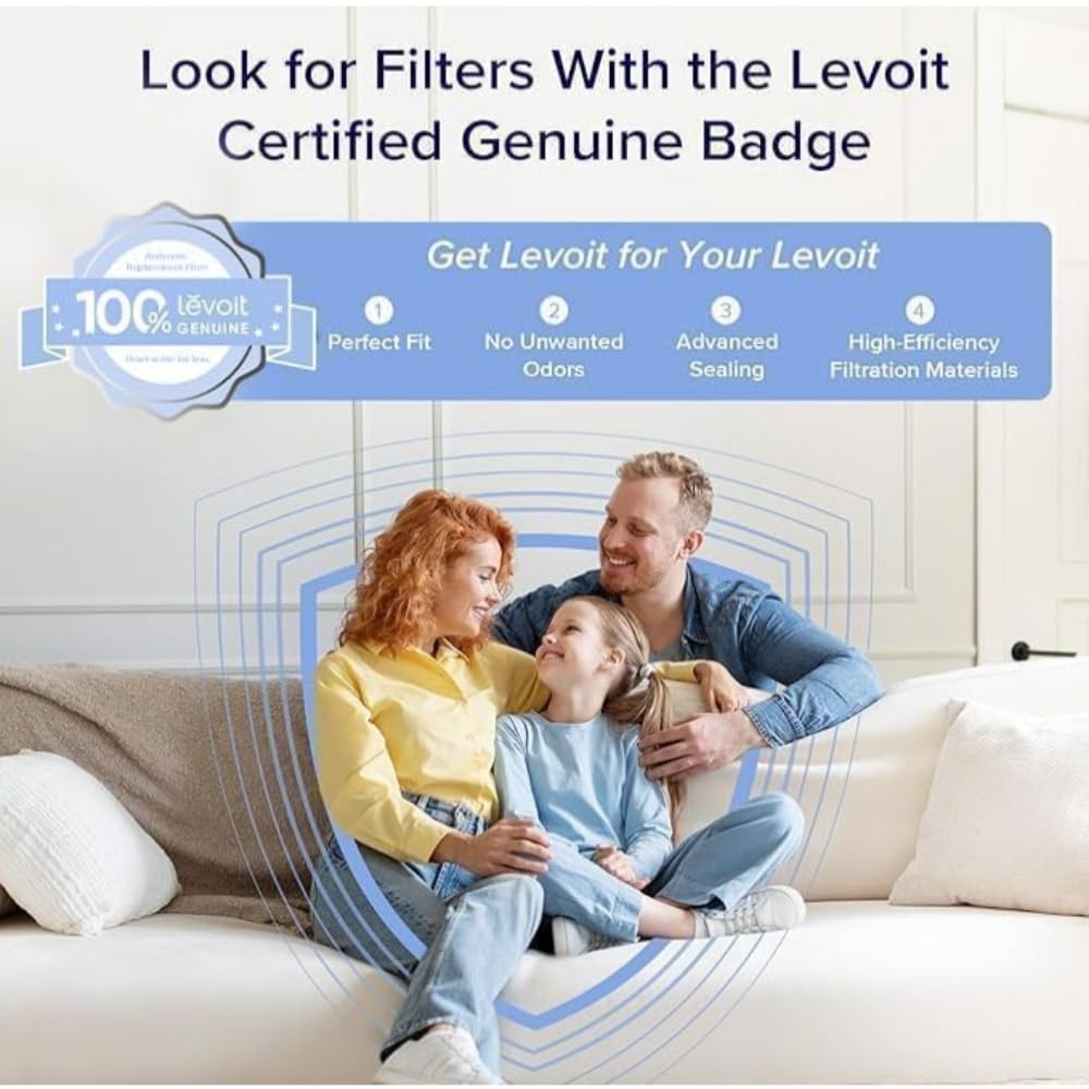 Levoit LV-H128 Air Purifier Genuine 1 Pack, Filter