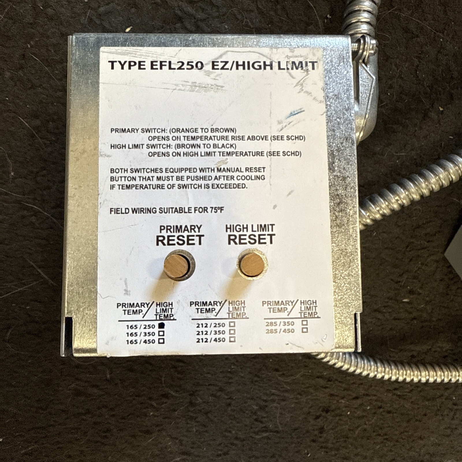 BELIMO FSTF120 RUS Fire Smoke Actuator, Plus Ruskin EFL250 EZ/High Limit