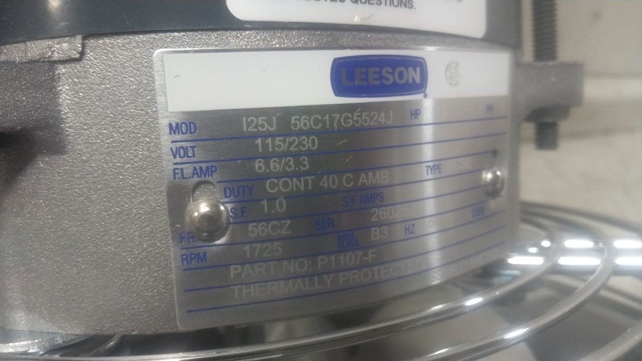 Canarm SD08-XPF 1/3 HP 115/230VAC Shutter Mounted Hazardous Location Exhaust Fan