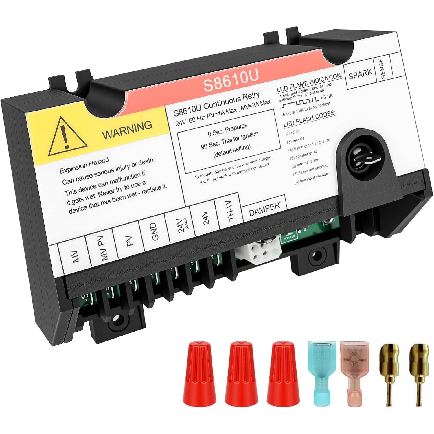 For S8610U Universal Intermittent Pilot Ignition Control Module S8610U3009