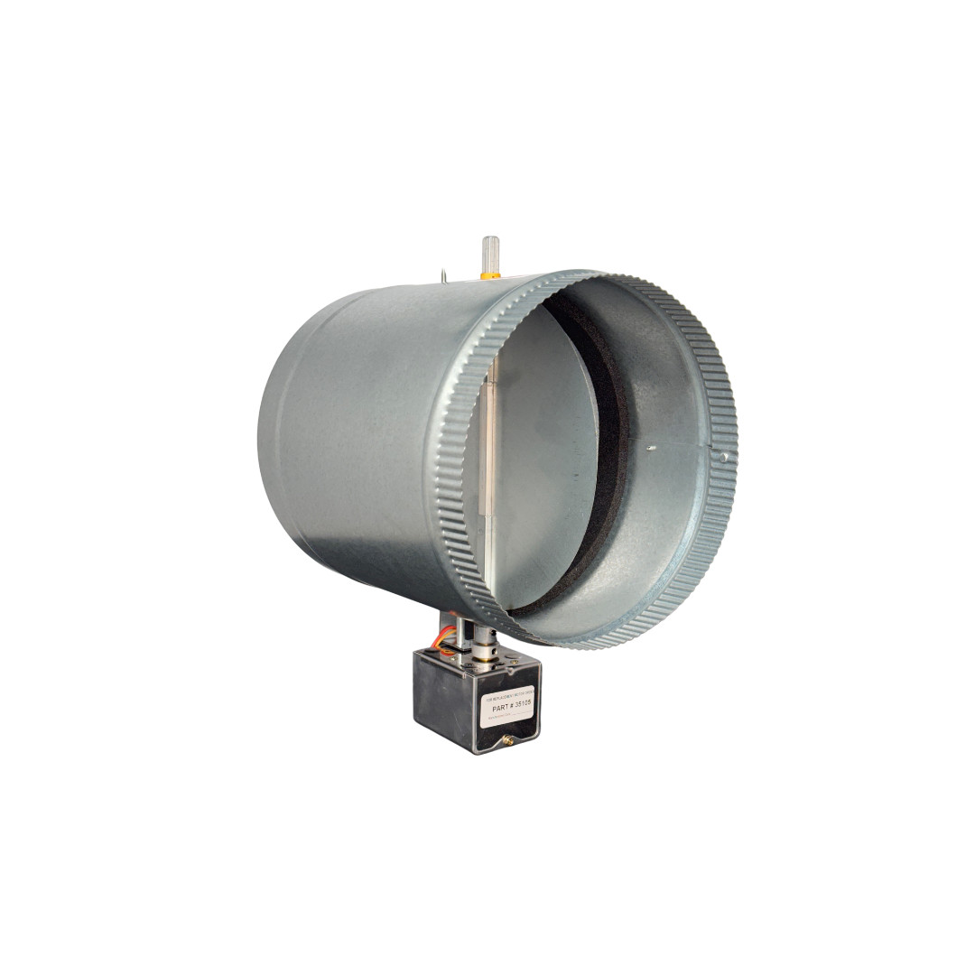 10″ Durozone HVAC Motorized Electric Zone Control 24ac Power DamperDampner NSPRD