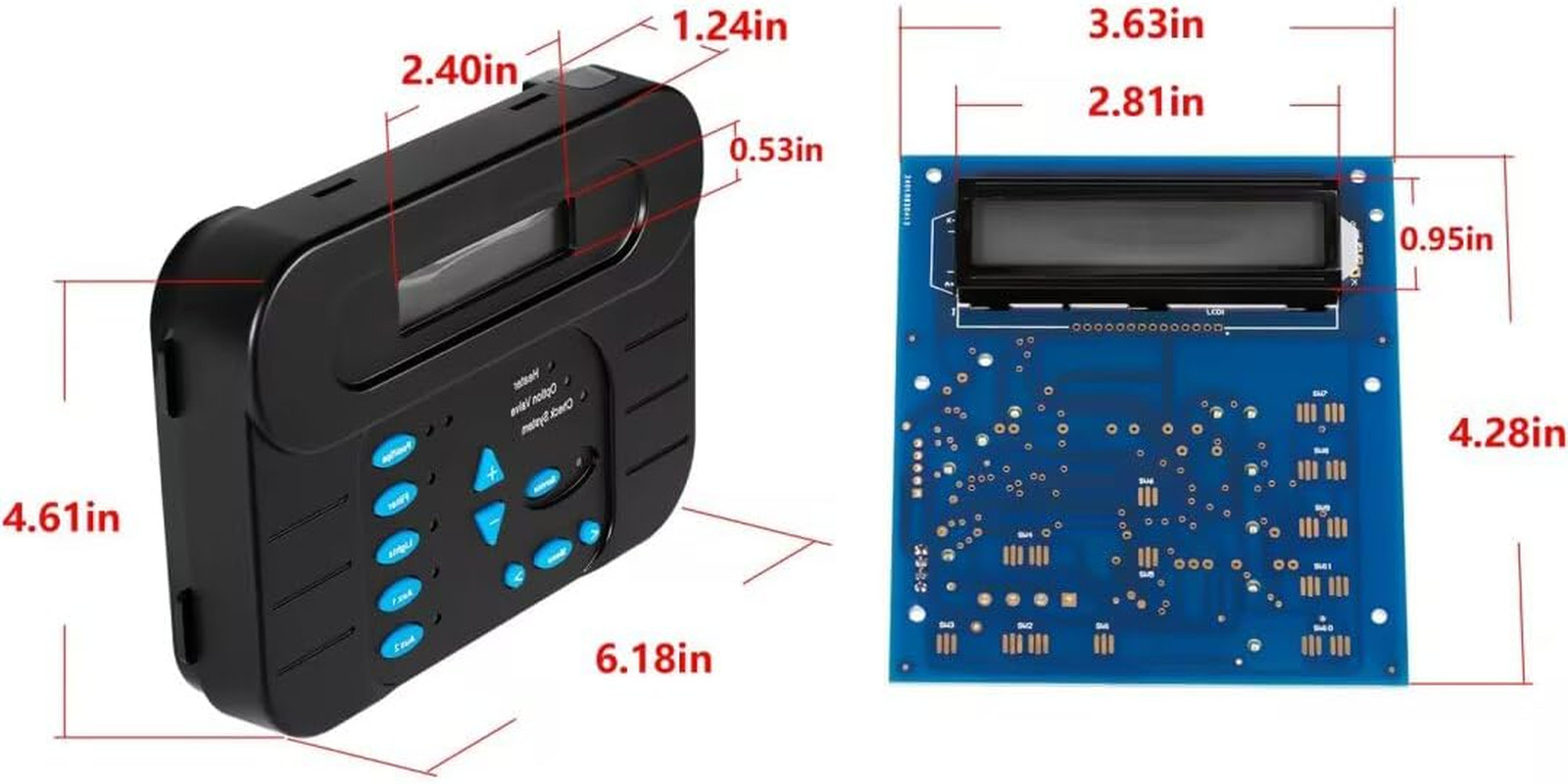 GLX-PL-LOC-P-4 Main Display Keypad Controller Service Kit Control Board Replacem