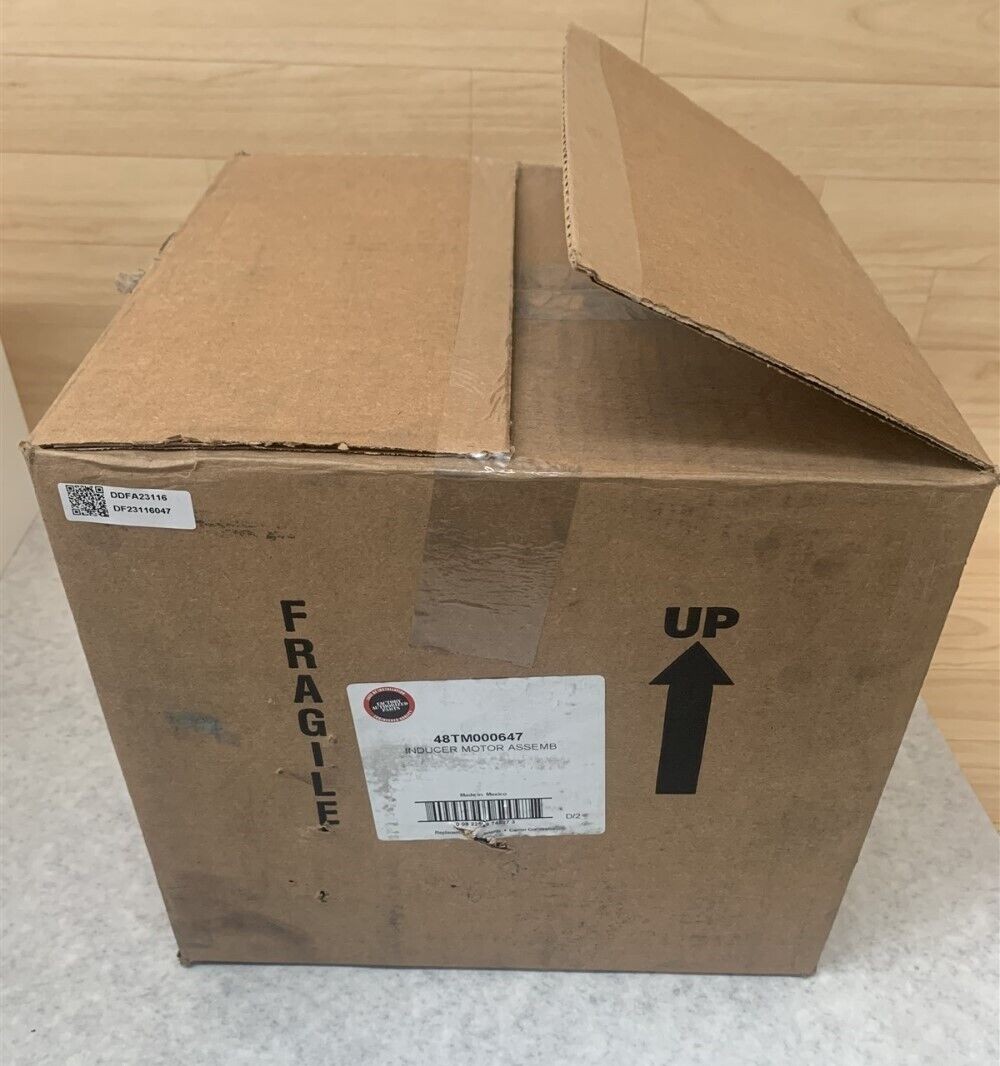 Carrier Factory Auth. Parts 48TM000647 400/460V 1/16HP Inducer Motor Assembly