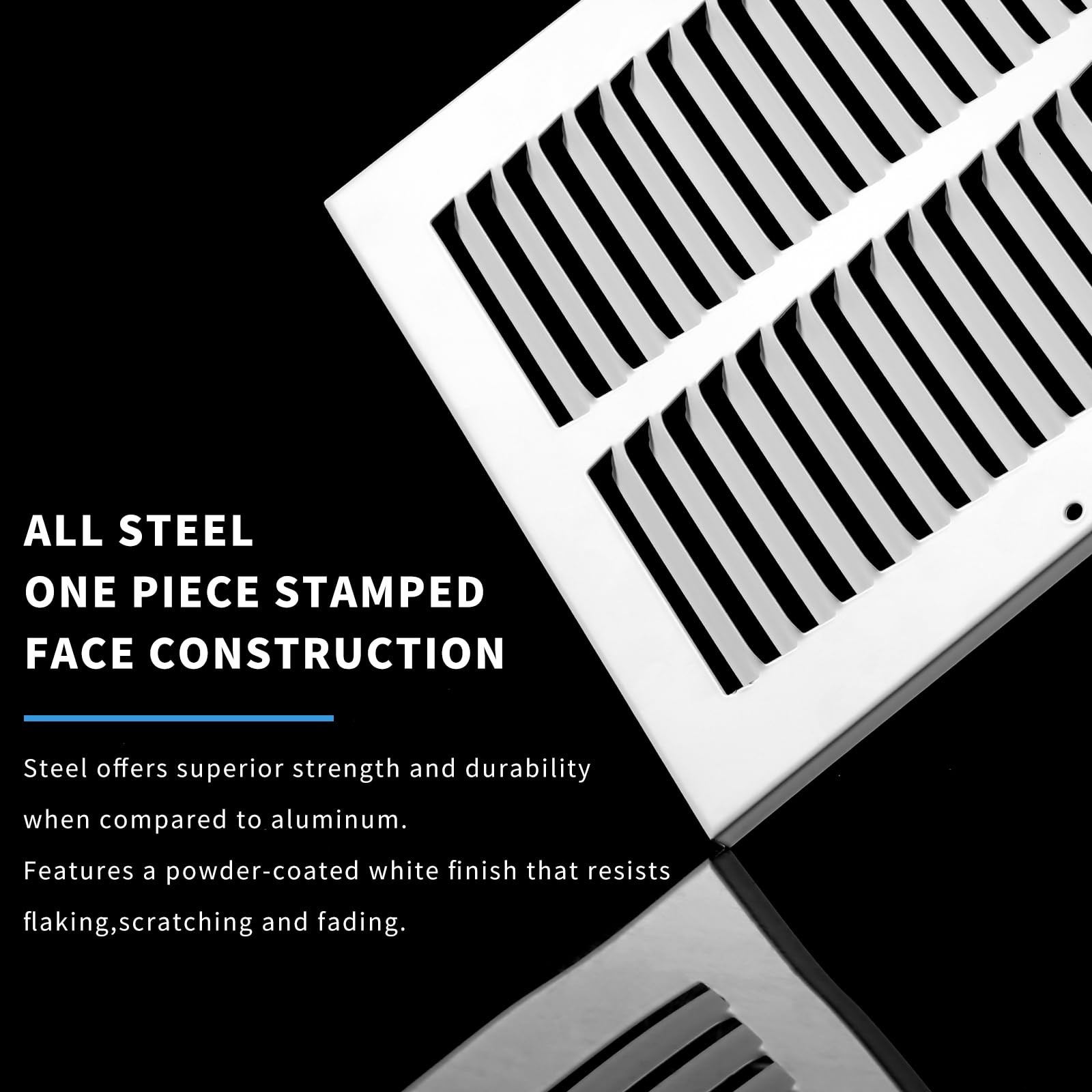 14×8 Vent Cover Air Return Flat Rejillas De Aire Acondicionado Durable Quality