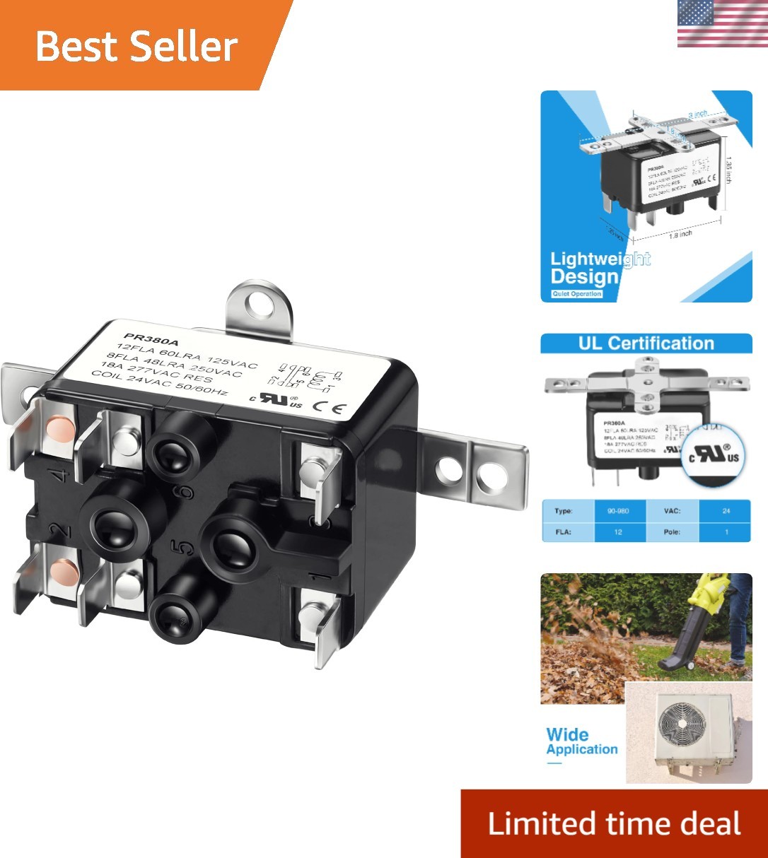 Reliable 12 Amp HVAC Isolation Relay – 90-980 SPST Switch for Comfort Systems