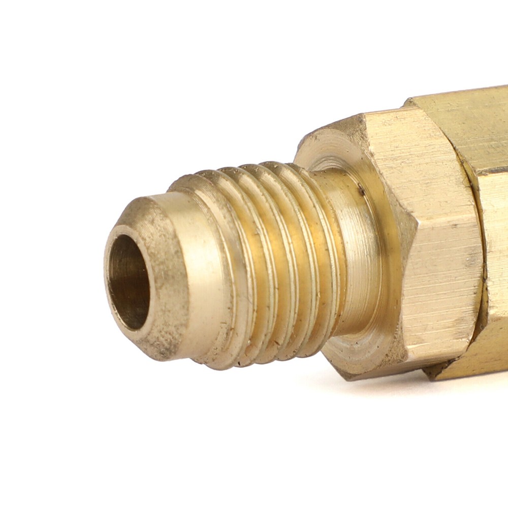 3PCS Charging Hoses AC Refrigerant Tools 1/4“SAE Coolant Angled Small Ball Valve