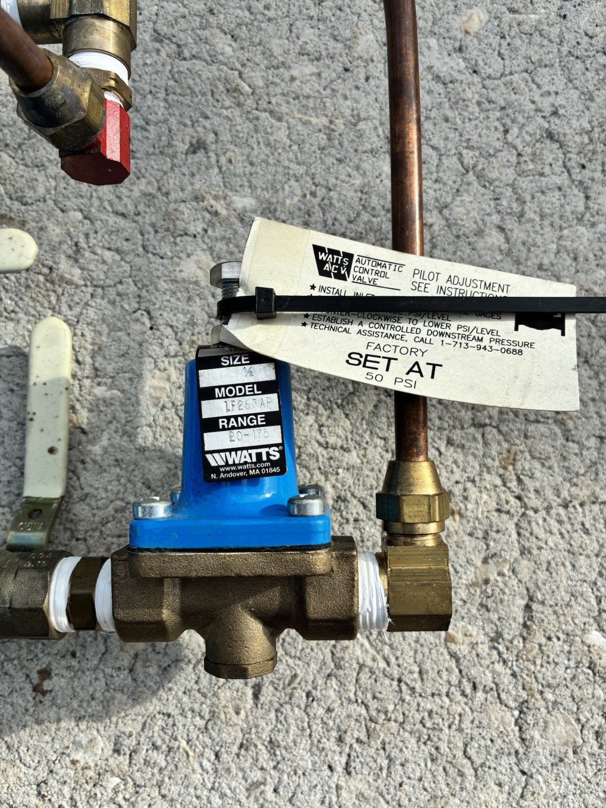 Watts LFF115 (Globe)Pressure Reducing Control Valve