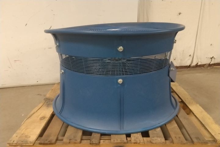 Patterson H30C 1 HP 12,000 CFM 277VAC 30 In Blade High-Velocity Industrial Fan